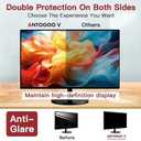 ANTOGOO V 24 Inch Monitor Privacy Screen | 24in 16:9 Filter, Anti-Spy Protection, Eye Comfort Anti Glare Computer Screen Cover, Removable Anti-Scratch Privacy Shield