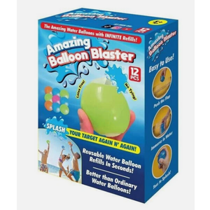 Amazing Balloon Blaster 12 Pack Infinite Refillable Water Balloons