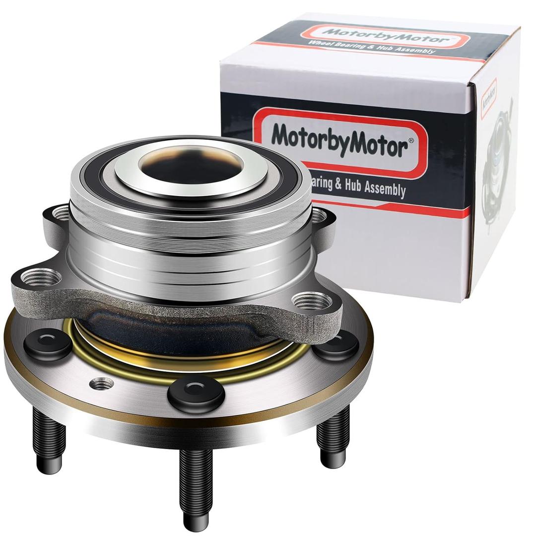 512460 Front/Rear Wheel Bearing and Hub Assembly fits for Ford Explorer 2011-2018, Ford Police Interceptor Utility 2013-2018 Wheel Hub and Bearing Assembly 5 Lugs Non ABS