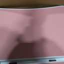 FISYOD Foldable Laptop Table, Portable Lap Desk Bed Table Tray, Laptop Stand with Cup Holder & Tablet Slot & Lifting Handle for Working Writing Drawing & Eating (Pink), 15.7"D x 23.5"W x 10"H
