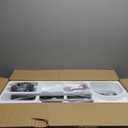 Fanbulous 65 Inch Ceiling Fans with Lights and Remote, Black Indoor/Outdoor Ceiling Fan with Quiet Reversible DC Motor, 6 Speeds, 3CCT, 8 Blades Large Ceiling Fan for Living Room Bedroom Patio