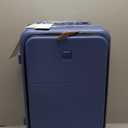 Hanke 20 Inch Carry On Luggage with Cup Holder and Charge,Top Opening Hard Shell Suitcases with Wheels and Dividers,Aluminum Frame Trunk Luggage Small Suitcase with Lock for Travel,Interstellar Blue