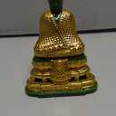 BUDDHO Emerald Buddha Statue Realistic Designed Knee to Knee 2" H. 6" H Jade Buddha Thai Buddha Statue for Home Decor Buddha Gift Buddha Sculpture Buddha Figurines (Winter)
