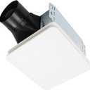 Broan-NuTone BE8 Bathroom Exhaust Fan, 80 CFM, ENERGY STAR Exhaust Fan, 1.5 Sones