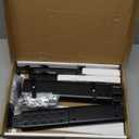 Universal Swivel TV Stand/Base Table Top TV Stand 32 to 65 inch TVs 80 Degree Swivel, 4 Level Height Adjustable, Heavy Duty Tempered Glass Base, Holds up to 88lbs Screens, HT04B-002