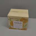 supernal 200pcs 6" Gold Dessert Plates Glitter with 5.7" Plastic Forks,Disposable Square Plates for 100 Guests,Party Plastic Salad Plate Appetizer Square Plates Suit for Party, Wedding