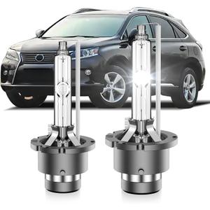 Fit for Lexus 2010 2011 2012 2013 2014 2015 RX350 RX450H ES350 GS350 2007-2017 LS460 D4S HID Xenon Headlight Bulbs, High Low Beam Light Bulb, 6000K Cool White, Pack of 2