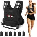 TB3C Adjustable Weighted Vest Woman, 20-30 LB Weight Vest for Women, Plus Size Womens Weighted Vest