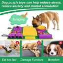 Vivifying Snuffle Mat for Dogs, Interactive Dog Puzzle Toys for Boredom and Mental Stimulation, Sniff Mat Helps Puppy and Cats Slow Eating and Keep Busy
