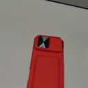 SSLOTSCASE for iPhone 17 Pro Max Case with Credit Card Holder & Stand & Slide Lens Cover & Kickstand, Multi-Functional Wallet Sturdy Protective Phone Case Cover for iPhone 17 Pro Max 6.9'' 2025, Red