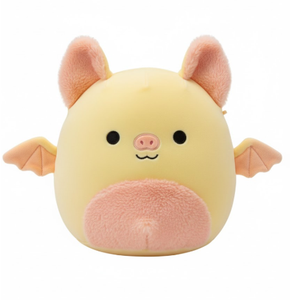 Squishmallows Original 16-Inch Meghan Cream Fruit Bat with Fuzzy Peach Belly - Official Jazwares Large Plush