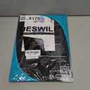 MacBook Air 13 inch Case, UESWILL Smooth Soft-Touch Matte Hard Shell Case Cover for 2008-2017 MacBook Air 13 inch (Model A1466 / A1369) + Microfibre Cleaning Cloth, Black