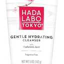 Hada Labo Tokyo Gentle Hydrating Foaming Facial Cleanser, Fragrance-Free Sensitive Skin Face Wash with Hyaluronic Acid and Conditioning Agents Soften Skin, Locks In Moisture, 5.0 Oz