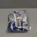 B2prity Women's Underwire One Piece Swimsuit Tummy Control Ruched Bathing Suit Criss Cross V Neck Swimwear (X-Large, Blue Print)