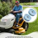 2 Pack 301564 Dixie Chopper Flat Idler Pulley Replaces Dixie Chopper 300401 Pulley, Rotary Pulley 13413 for Dixie Chopper Classic 3560T 2760 2460 2044 2750 2250 3360 Decks