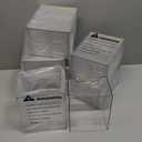 Plastic Drawers Storage, 6 Pack Clear Stackable Storage Drawers, Acrylic Storage Bins with Drawers for Fridge Organizers, Small PlasticDrawers Stackable for Makeup Organizers Cosmetic Display