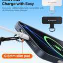 TORRAS Phone Lanyard with Hanging Loops, Adjustable Anti Theft Phone Strap Crossbody for iPhone 17 Pro Max,Skin-Friendly,2 Tabs, Universal Cell Phone Neck Lanyard for Daily & Outdoor Activities, Black