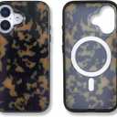 Sonix Case for iPhone 17 | Compatible with MagSafe | 10ft Drop Tested | Tortoiseshell | Brown Tort