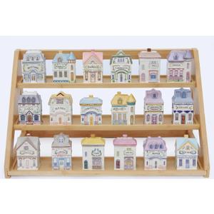 3 Tier Bamboo Spice Rack Organizer for Cabinet - Seasoning Rack Fits 24 Spice Jars, 17.5 Wide Countertop & Cabinet Organizer for Kitchen Organization