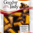 Good'n'Fun Good 'n' Tasty Triple Flavor Roll Ups 4 Oz Cheese, Beef, Pork, BBD 04/24/2026
