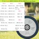 42710-VE2-M02ZE 2 Rear Lawn Mower Wheels, Fit for Honda HRR216 HRR216K9VKAA HRS216 HRT216 HRB215 etc 21 InchLawn Mower, 8 Inch Push lawn Mower Wheels,GCV160 Push Mower Wheels