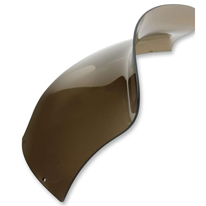 Memphis Shades MEP86101 Smoke Windshield (Spoiler Replacement For Oem Fairings Shield Fltr Road Glide 2015-2016 8"