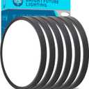 6pack 9 Inch Flush Mount Ceiling Light, 18w Led Ceiling Light, 3000k/4000k/6000k Selectable 1860lm Ceiling Light, Super Slim Led Light Fixture For Bedroom Kitchen Living Dining Room Office (Black)