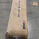 Rolanstar Full Size Bed Frame with Headboard, LED Bed with Bookcase Storage and Charging Station, Metal Platform Bed with Glass Shelves, No Box Spring Needed, Noise-Free, Black