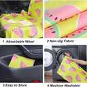 Car Seat Towel Covers Front Seats for Beach Swimming, Sports, Camping,Yoga. Sweating Easy to Clean, Protect from Damage by Sweat, Pets, and Scratches(Watermelon, 1 Pcs)