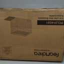 Feandrea Cat Litter Box Enclosure, Handwoven Rattan Hidden Litter Box Furniture with Extra Litter Mat, Removable Washable Tray, Boho Cat House, End Table, Dove Gray UPCL014G01