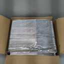 Prestee 600 Piece Plastic Silverware Set - 200 Silver Plastic Forks, Spoons and Knives - Heavy-Duty Utensils - Reusable and Disposable Cutlery Set for Weddings, Thanksgiving, and Christmas Parties