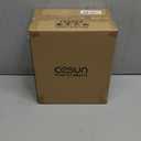 TrashAid Small Bathroom Trash Can, 2.1 Gallon Black Bathroom Garbage Can, Stainless Steel Waste Basket for Office, Under Desk, Bedroom, Rv, Matte Black