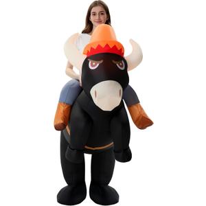 WinnerWhy Inflatable Costumes Adult Blow up Ride-on Outfit Mexican Cosplay for Men Women Carnival Cinco De Mayo Party