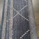 Loloi II Fabian Collection FAB-01 Denim/ Charcoal 7'-10" x 7'-10" Area Rug