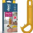 Dext - Ring Pull Can Opener, Pop Can Opener for Seniors, Arthritis, and Parkinsons, Easy Open, Ergonomic Handle with Comfortable Grip. Perfect for Soda, Pet Food, and More (Apricot)