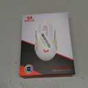Redragon M693 Wireless Gaming Mouse, 8000 DPI, 3-Mode Connection (BT & 2.4G Wireless), 7 Macro Buttons, RGB Backlight for PC/ Mac/ Laptop
 (Standard, White)