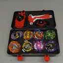 Bey Battling Top Burst Gyro Toy Set 12 Spinning Tops 4 Launchers Combat Battling Game with Portable Storage Box Gift for Kids Children Boys