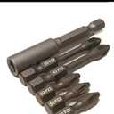 Pozidriv Screwdriver Set, PZ2 BitsDrill Bit Extension and Quick Release Bit Driver Handle for DIY or Repair