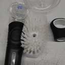 MR.SIGA Soap Dispensing Dish Brush Storage Set, Kitchen Brush with Holder for Pot Pan Sink Cleaning
