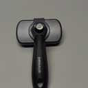 Swihauk Self Cleaning Slicker Brush - Skin Friendly for Dogs & Cats, Deshedding Grooming Tool for Shedding Hair, Puppy Brush for Haired Pets (Gray)