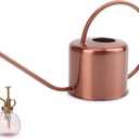 Remiawy Watering Can Indoor Outdoor Stainless Steel Watering Cans for House Plants Long Spout Water Can for Succulent Bonsai Garden Flower(40oz/1300ml)