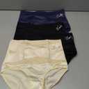 Women's High Waisted Underwear Postpartum Comfortable Full Coverage Breathable Briefs 4 Packs Panties (Multicolor, Small)