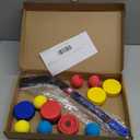 Pandahero Mini Knee Hockey Sticks Set for Kids  Easter Toys Gifts & Easter Basket Stuffers for Toddler Boys & Girls  Indoor Mini Hockey Kit with 4 Sticks, 6 Foam Balls & 6 Pucks