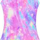 Girls Bathing Suits UPF 50+ Swimsuits Quick-Dry Cross-Strap for Toddlers & Kids 3-12T Sleeveless Sun Protection