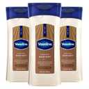 Vaseline Intensive Care Cocoa Radiant Pack of 3 for Glowing Skin Body Gel Oil Made with Pure Cocoa Butter + Replenishing Oils 6.8 fl oz