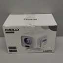 [Auto Focus & 2026 Upgraded] Mini Projector 1080P FHD Support 4K Portable Projector with WiFi6 and Bluetooth5.4 Built-in App 180 Adjustable Auto Keystone, Compatible with HDMI/Laptop/USB, Black