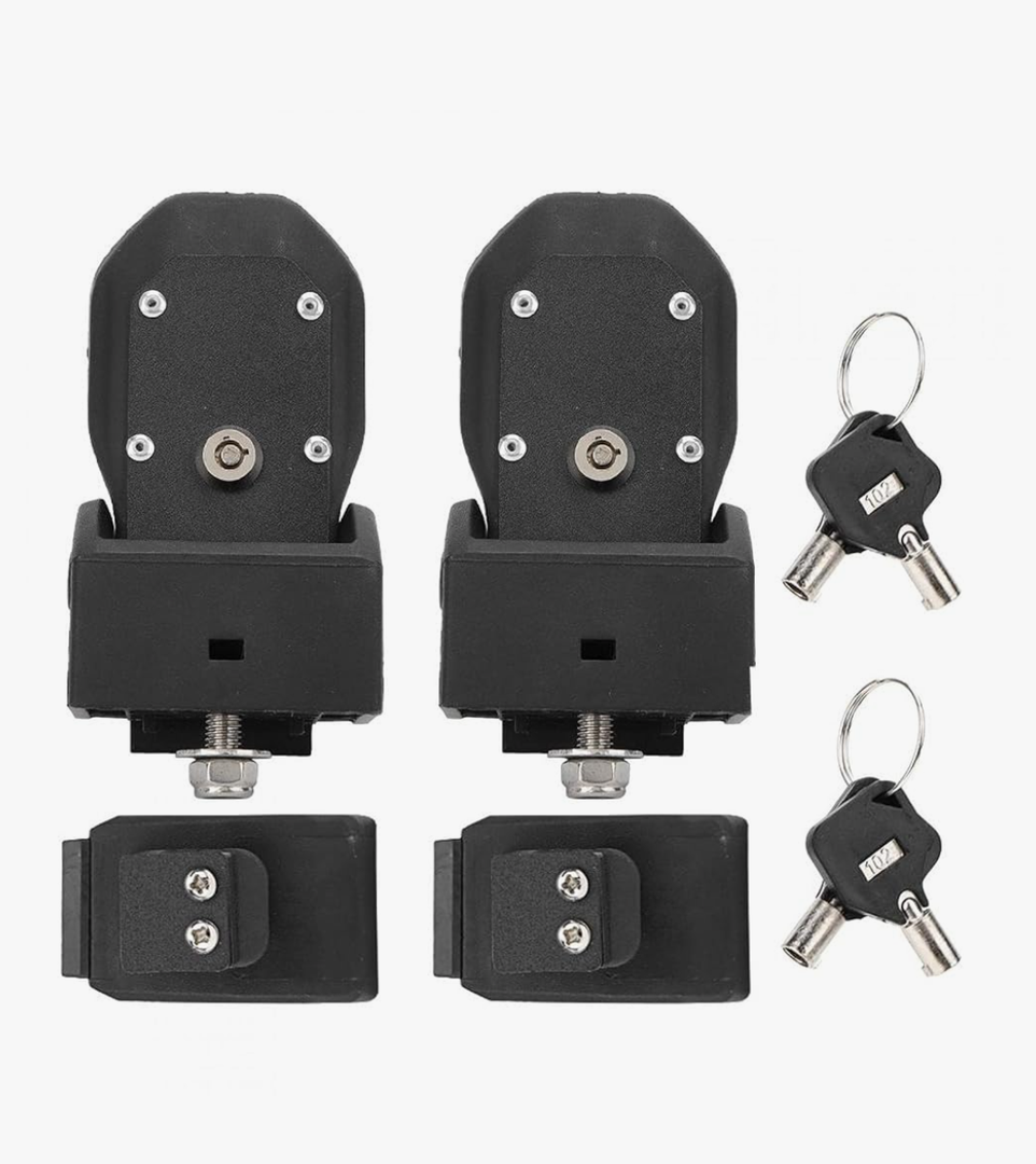 Hood Lock Lock Hood Pin Hood Cover Lock Engine Hood Lock Car Parts, Car Hood Lock Buckle Pins Catch with Key Fit For suitable for suitable for Wrangler JL 2018+