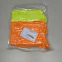 Women's Neon Scrunch Crew Socks 80s 90s Retro 3-Pack Cotton Stacked Boot Calf Cozy Ribbed Slouchy Socks Size 5-10 (1-white/Neon Green/Neon Orange)