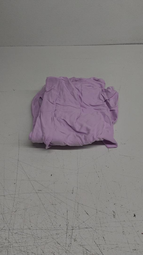 QUENESS 1 Pack Fitted Crib Sheets 100% Cotton, Cotton Jersey Baby Fitted Sheet for Standard Crib Mattress Boys Girls Toddler, Ultra Soft Breathable Stretchy Crib Sheets, 28" x 52" Purple