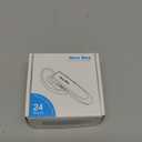 New bee Bluetooth Earpiece V5.0 Wireless Handsfree Headset with Microphone 24 Hrs Driving Headset 60 Days Standby Time for iPhone Android Samsung Laptop Trucker Driver (Black)